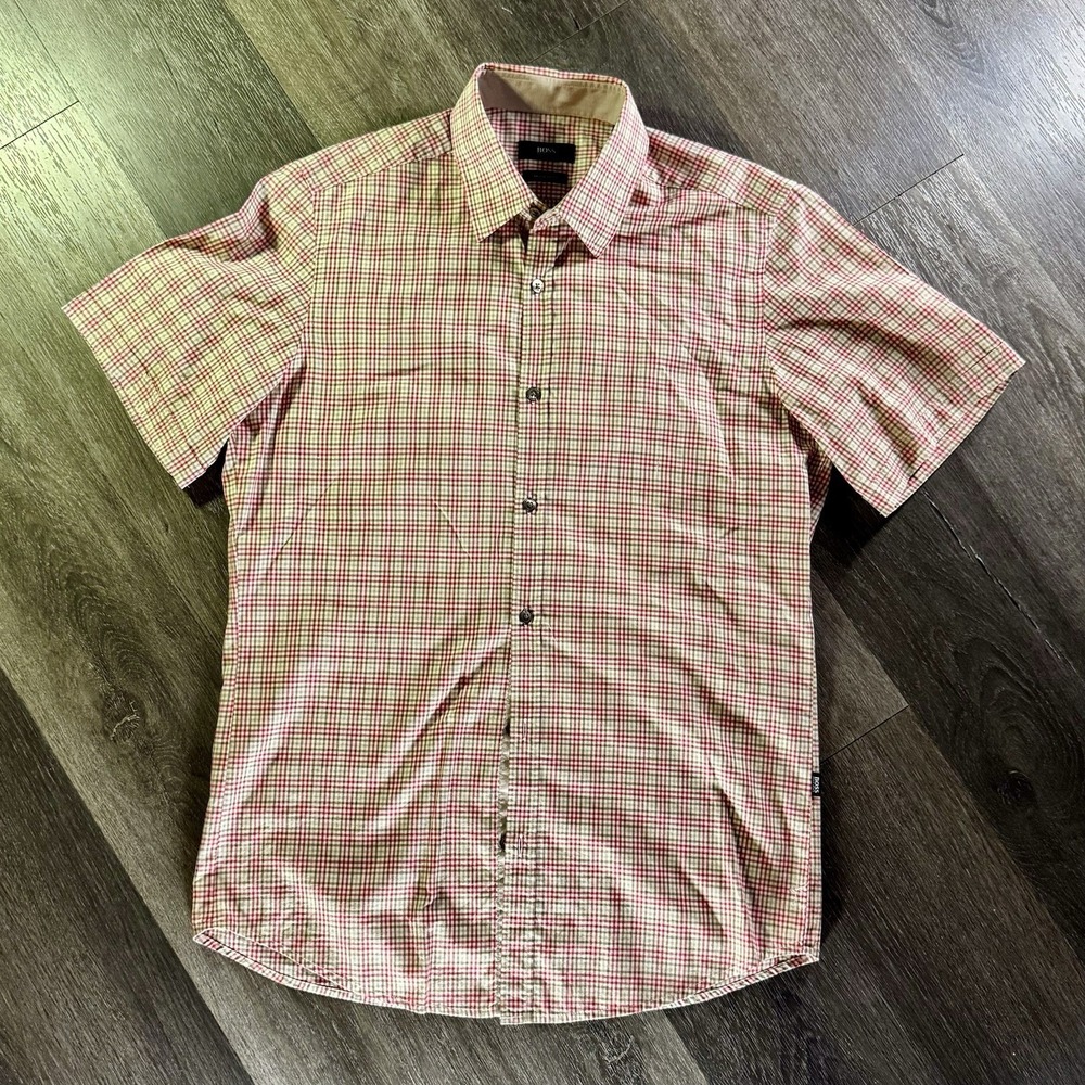 Hugo Boss Men Luca 4 Regular Fit Casual Formal Shirt Size S
